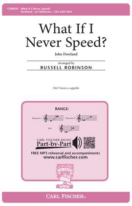 John Dowland: What If I Never Speed?