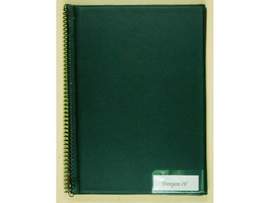 Notenmappen schwarz - DIN A5 hoch 20 Taschen