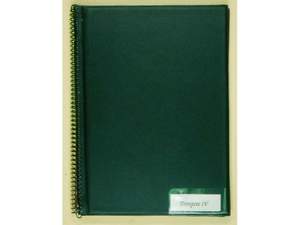 Notenmappen schwarz - DIN A5 hoch 20 Taschen