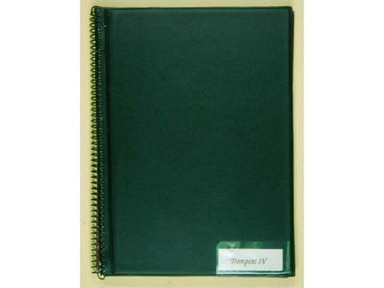 Band folder black with 20 inserts DIN A5 portrait