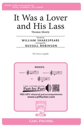 Thomas Morley: It Was a Lover and His Lass
