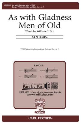 Ken Berg: As with Gladness Men of Old