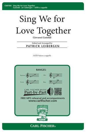 Giovanni Gastoldi: Sing We for Love Together