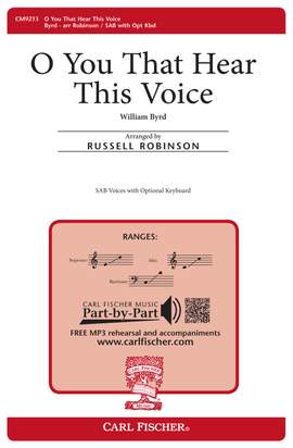 William Byrd: O You That Hear This Voice
