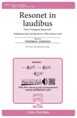 Thomas Juneau: Resonet in laudibus