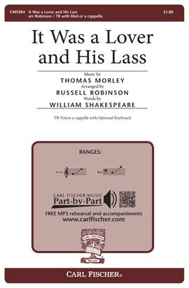 Thomas Morley: It Was a Lover and His Lass