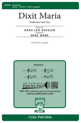 Hans Hassler: Dixit Maria