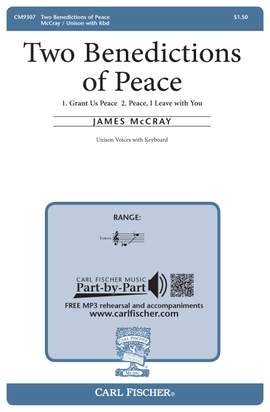 James McCray: Two Benedictions of Peace
