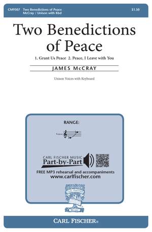 James McCray: Two Benedictions of Peace