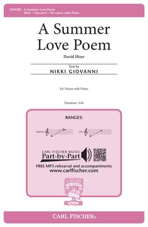 David Hiser: A Summer Love Poem
