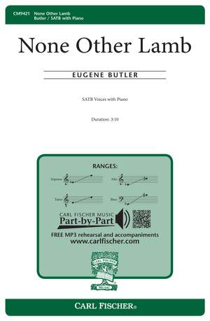 Eugene Butler: None Other Lamb
