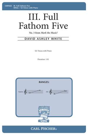 David White: III. Full Fathom Five