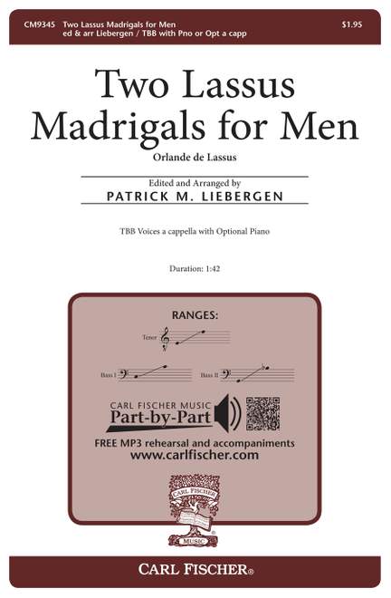 Two Lassus Madrigals for Men