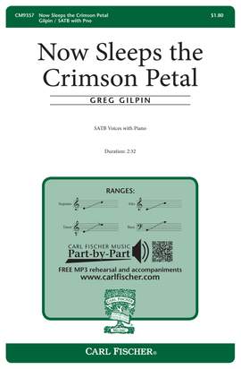 Greg Gilpin: Now Sleeps the Crimson Petal