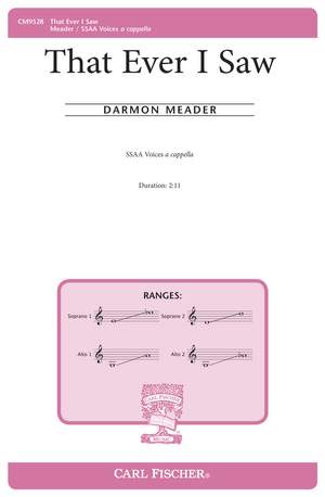 Darmon Meader: That Ever I Saw