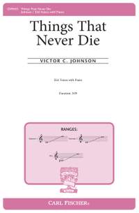 Victor Johnson: Things that Never Die