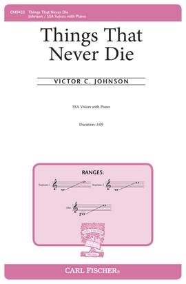 Victor Johnson: Things that Never Die