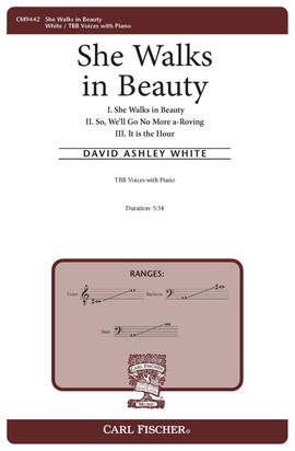 David White: She Walks in Beauty