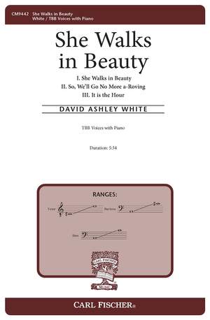 David White: She Walks in Beauty