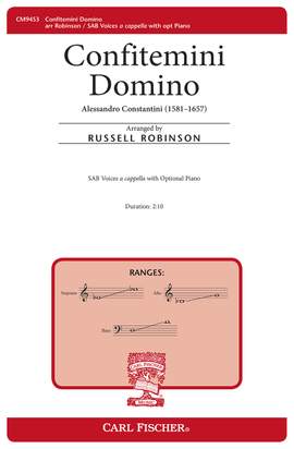 Alessandro Constantini: Confitemini Domino