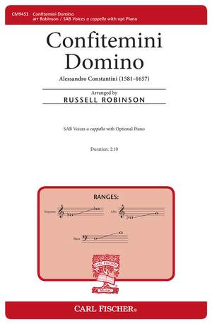 Alessandro Constantini: Confitemini Domino
