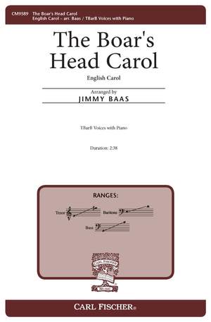 Carol, E: The Boar's Head Carol C major
