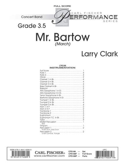 Larry Clark: Mr. Bartow