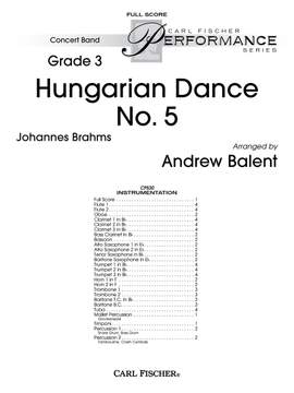 Johannes Brahms: Hungarian Dance No. 5