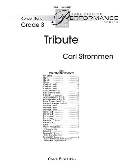 Carl Strommen: Tribute