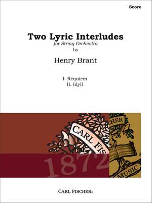 Henry Brant: Two Lyric Interludes