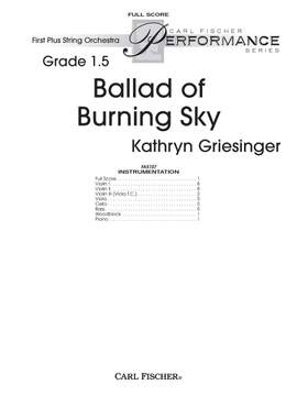 Kathryn Griesinger: Ballad of Burning Sky