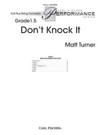 Matt Turner: Don't Knock It