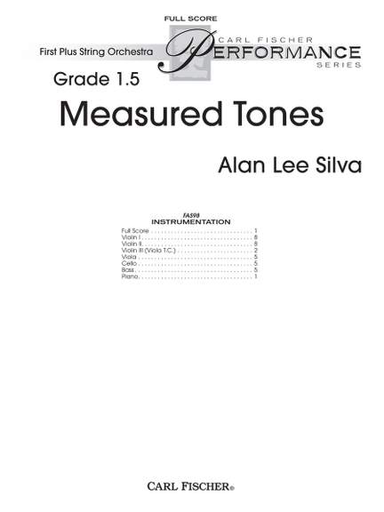 Alan Lee Silva: Measured Tones