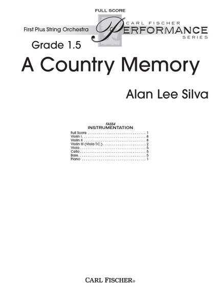 Alan Lee Silva: A Country Memory