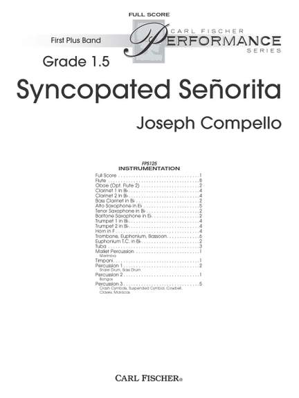 Joseph Compello: Syncopated Señorita