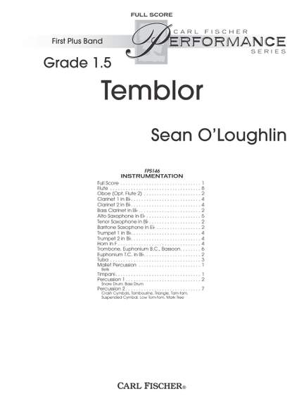 Sean O'Loughlin: Temblor