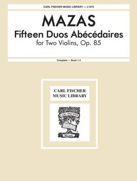 F. Mazas: Fifteen Duos Abecedaires
