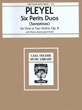 Ignaz Pleyel: Six Petits Duos (Sonatinas)
