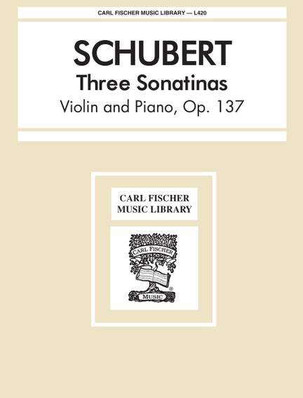 Franz Schubert: Three Sonatinas