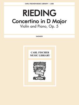 Oscar Rieding: Concertino In D Major