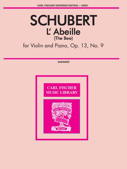 Franz Schubert: L'Abeille