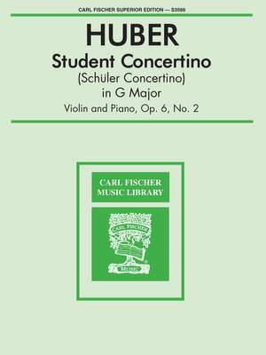 Adolf Huber: Student Concertino In G Major