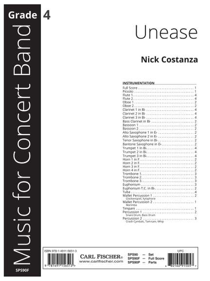 Nicholas Costanza: Unease