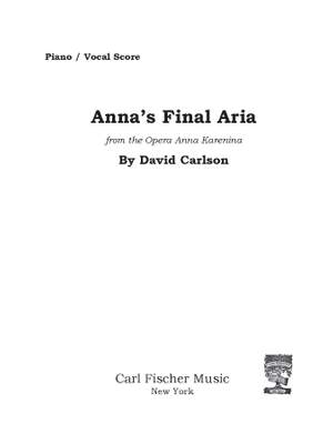David Carlson: Anna's Final Aria (WT)