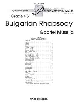 Gabriel Musella: Bulgarian Rhapsody