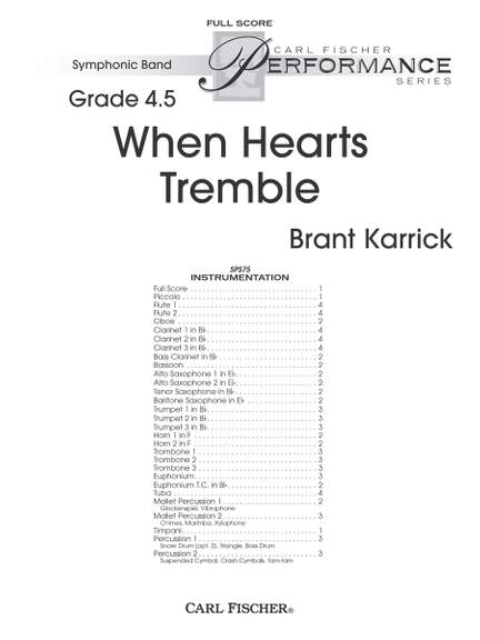 Brant Karrick: When Hearts Tremble