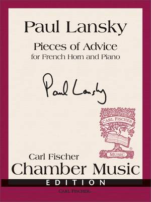 Paul Lansky: Pieces of Advice