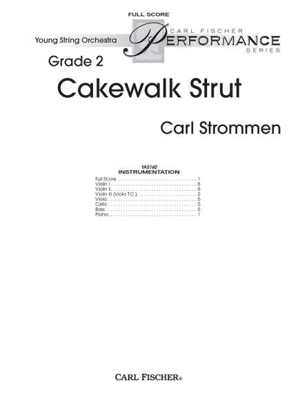 Carl Strommen: Cakewalk Strut