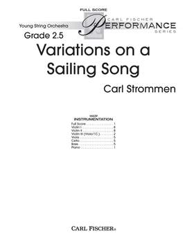 Carl Strommen: Variations on a Sailing Song
