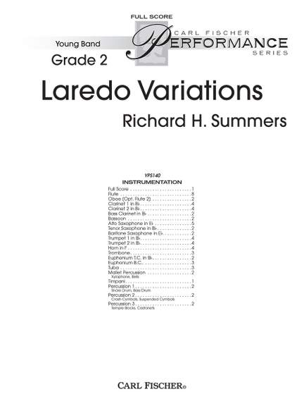 Richard Summers: Laredo Variations
